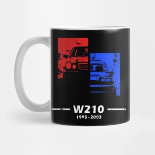 W210 classic limousine colorful retro Mug